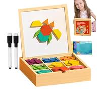Toddler Magnetic Blocks | Brain Teasers Game,Geometric Cubes Safe Toy for Home Girls Travel Birthday Children Kids Age 3 and Up