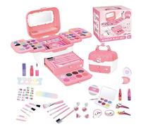Toddler Makeup Kit - Girls Play Make Up, Princess Games Toy | Children’s Washable Makeup Kit Girl Toys, Children Princess Pretend Play Games Toys for 3-12 Years Old Teen Christmas and Birthday