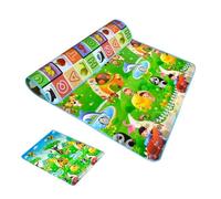 Toddler Mat | Soft Playmat Crawling Floor Mat | Large Mats, Alphabet Animal Car Activity Playmats, Toddler Educational Toys Foldable