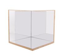 Toddler Mirror Toy for Child Development with Distortion-free Images and Lightweight Wood and Glass Portable Design, for Preschool Observation and Daycare Centres