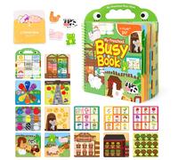Toddler Montessori Busy Board - Multi 25x20x2cm