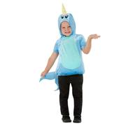 Toddler Narwhal Costume Whale Sea Animal Book Day Fancy Dress Outfit Age 1-4