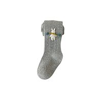 Toddler Pantyhose Non Slip Socks 1 Pairs Toddler Socks Toddler Grip Crew Socks for Boys Girls Soft Tights Toddler Seamless Leggings Tights For Baby Girls Winter Knit Warm Pants (Dark Gray, 8-10 Years)