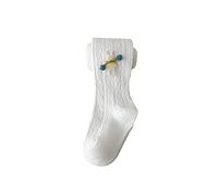 Toddler Pantyhose Non Slip Socks 1 Pairs Toddler Socks Toddler Grip Crew Socks for Boys Girls Soft Tights Toddler Seamless Leggings Tights For Baby Girls Winter Knit Warm Pants (White, 2-4 Years)