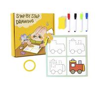 Toddler Pen Control Training Book Improve Hand Eye Coordination and Writing Skills Step-by- Drawing Practice Toddler Pen Control Training -by- Drawing Practice for Home