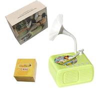 Toddler Phonograph with 99 Cards - Kids Early Education Story Machine, Interactive Phonograph with 99 Double-Sided Learning Cards for Language, Music & Cognitive Development (Green)