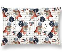 SUPERBE BEBE Children's Pillow with Cotton Pillowcase - Pillow Suitable for Ages 3 to 10 - Size 60x40cm - Soft, Hypoallergenic Pillow Machine Washable - Ideal for Bed, Travel, and Naps