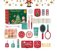 Toddler Play Makeup,Kids Fake Christmas Cosmetic Set - Skin-Gentle Pretend Makeup Kit for Party, Birthday, Preschool, Christmas, Nursery, Game Room, Girls 3-5