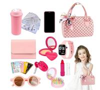 Toddler Play Purse For Kids - Purses For Little Girls, Kid Plays Handbag Set | Princess Pretend Makeup Kit For Young Children Girl Ages Three To Six Years Old Imaginative Playing