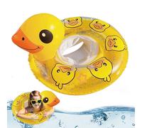 Toddler Pool Rings,Beach Floats Swimming Tube for Kids - Yellow Duck Shape Swim Rings with Handle Outdoor Toys for Summer Travel Boys Beach Girls Lake Backyard