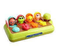 Toddler Pop Up Toys, Montessori toys Educational Fun with Cute Animals (Farm)