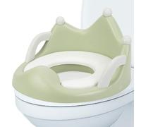 Toddler Potty Seat for Toilet | Comfortable Non-Slip Potty Seat with Handles | Training with Backrest, Waterproof Portable Toilet Trainer for Boys Girls Kids Children