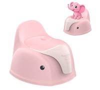 Toddler Potty Training Toilet Seat With Splash Guard - Portable Travel Potty for Children, Infant Potties Training Chair for Ages 1-6 Boys and Girls, Pink