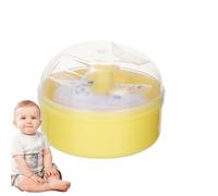 Toddler Powder Puff - Dusting Powder Applicator and Container - Toddler After-Bath Puff Kit for Loose -Body-