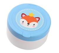 Toddler Powder Puff Holder Lovely Pattern Designs Newborns Case Child Friendly Box for Bath Time Keeps Skin Dry and Comfortable