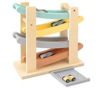 Toddler Race Track Toys with 4 Cars and a Car Garages, Birthday for Kids