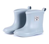 Toddler Rain Boots, Short Rain Boots for Toddlers, Easy to Put on, Lightweight and Waterproof, Blue Moon, 12.0 cm