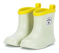 Toddler Rain Boots, Short Rain Boots for Toddlers, Easy to Put on, Lightweight and Waterproof, Fruit green, 15.0 cm