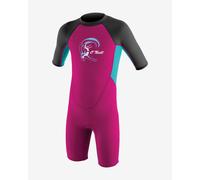Toddler Reactor 2 2mm Back Zip Long Sleeve Wetsuit Lilac Green Turquoise Black - 3