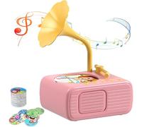 Toddler Record Player,Kids Gramophone with 96 Cards,Educational Music Player,Audio Telling Toy with Songs & Tales,for Kid Interactive Sensory Toy