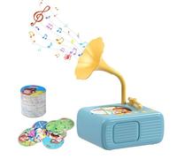 Toddler Record Player,Sweako Kids Gramophone,Toddler Phonograph with 99 Cards,Kids Record Player,Story & Music Player-Audio Storytelling Toy with Songs & Tales,Fun Gift for Boys and Girls(Blue)