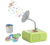 Toddler Record Player,Sweako Kids Gramophone,Toddler Phonograph with 99 Cards,Kids Record Player,Story & Music Player-Audio Storytelling Toy with Songs & Tales,Fun Gift for Boys and Girls(Green)