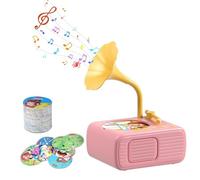 Toddler Record Player,Sweako Kids Gramophone,Toddler Phonograph with 99 Cards,Kids Record Player,Story & Music Player-Audio Storytelling Toy with Songs & Tales,Fun Gift for Boys and Girls(Pink)