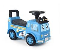 Toddler Ride-On Toy, Push Car with Music Steering Wheel, Emergency Vehicle Theme, for 18-36 Months, 5 Styles - Fire Truck, Police Car, Ambulance (Blue)