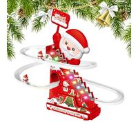 Toddler Roller Coaster - Electric Track Snowman Coaster Toy, Christmas Themed Activity Ride | Indoor Outdoor Garden Home Play for Toddler Boys Girls Kids