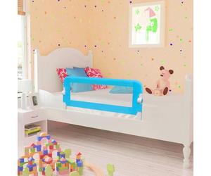 Toddler Safety Bed Rail, 102 x 42 cm, Blue, Foldable, Extendable with Breathable Mesh, Height Adjustable, for Cot, Family Bed, Travel Bed, Box Spring Bed, Parent Bed