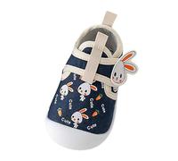 Toddler Sandals Athletic Summer Shoes to Big Kids Comfort Heeled Glitter Strappy Sandals Shower Slippers Girls School Size 2 with Adjustable Back Strap & Anti-Slip Sole (Navy,3.5)