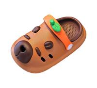 Toddler Sandals Girls Kids Childrens Low Block Heels Bow Wedding Party Shoes Girls Closed-Toe Flower Summer Dress Sandals Slip On Slippers Size 12 Halloween Cosplay Fancy Up For (Khaki,13.5)