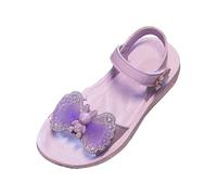 Toddler Sandals Open Toe Holiday Vacation Shoes Boys Girls Wid Barefoot Water Sandals Cloud Shower Slippers Sea Kids Slip On For Little Big Kid Summer Summer Autumn (Purple,11)