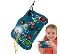 Toddler Sensory Board - Electrical Activity Toy, Fine Motor Skills Development, Durable Educational Material | Boys Girls Pre-K Activity, Car And Airplane Travel Toy, Classroom Learning