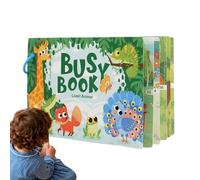Toddler Sensory Toys,Educational Development Board,Book Kids Busy Game - for Boys Girls Cradle Living Room Bedroom Travel Home
