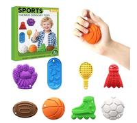 Toddler Sensory Toys - Silicone Sports Sensory Fidget Toy,Fidget Hand Exercise Squeeze Game Learning Playset for Desk Study Education Daily Work Travel Companion Birthday