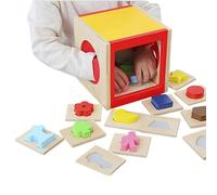 Toddler Shape Sorter - Sensory Wood Shape Sorting Game,Early Learning Developmental Puzzle Toy for Toddler Boys Girls Children Kid