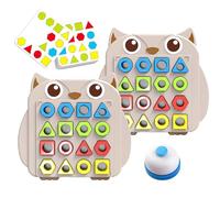 Toddler Shapes Matching Toy, Shape Learning Matching Game, Educational Pattern-Recognition Board Toy for Children Over 2 Years Old Boys Girls Preschoolers