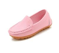 Toddler Shoes Slip On Plain Coloured Loafers with Soft Rubber Sole for Casual Boat Dress Lightweight Comfortable Shoes