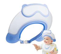 Toddler Shower Cap Shield, Adjustable Waterproof Visor, 9.06x9.06x2.76 Inches Baby Bath Accessory, Shampoo Hair Washing Protector, Comfortable Fit for Girls Boys Safe Bath Time Fun