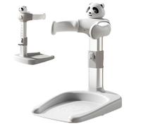 Toddler Shower Stand - Foldable Bath Standing Support for Babies, Adjustable Height Bath Aid | Non-slip Base Safety Frame, 0-36 Months Suction Seat for Kids, Space-Saving Babyb