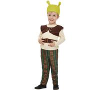 Smiffys Shrek costume green boys Age 1-2y/w19"-20"/c19.5"-20.5"