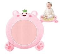 Toddler Sleeping Toys - Plush Soother Toy Toddler Sensory Mat,Calming Chewing Cartoon Pad, Skin-Friendly Bean Bag for Preschoolers Home Travel Use