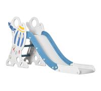 Aiyaplay Baby Slide Freestanding Slide For Kids 1.5-3 Years Space Theme Blue, Blue