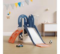 Toddler Slide, Climber and Basketball Hoop Playset