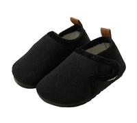 Toddler Slippers Size 4 Cotton Comfy House Slipper Bedroom Slippers Winter Warm Indoor Shoes Boys Slipper Size 3 Black