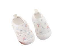 Toddler Squeaky Shoes Baby Boy Girl First-Walking Sneakers Infant Soft Sole Little Kid Trainers for 0-3-Year-old First Girls Size 12