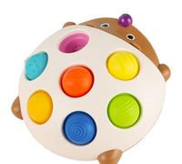 Toddler Squeeze Board Toy, Cute Hedgehog Shape Sensory Color Matching Toy, Early Learning Fidget Toys Boys Girls, Calming Activity for Nursery, Bedroom, Travel, Inspired Educational Game