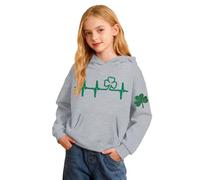 Toddler St Patricks Day Shirt Glitter Print Unicorn Heart Graphic Sweatshirts Turkey Dinosaur Irish Unisex Tee