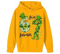 Toddler St Patricks Day Shirt Glittery Shamrock Rainbow Print Tee Turkey Buffalo Plaid Funny Unicorn for Boys T-Shirt